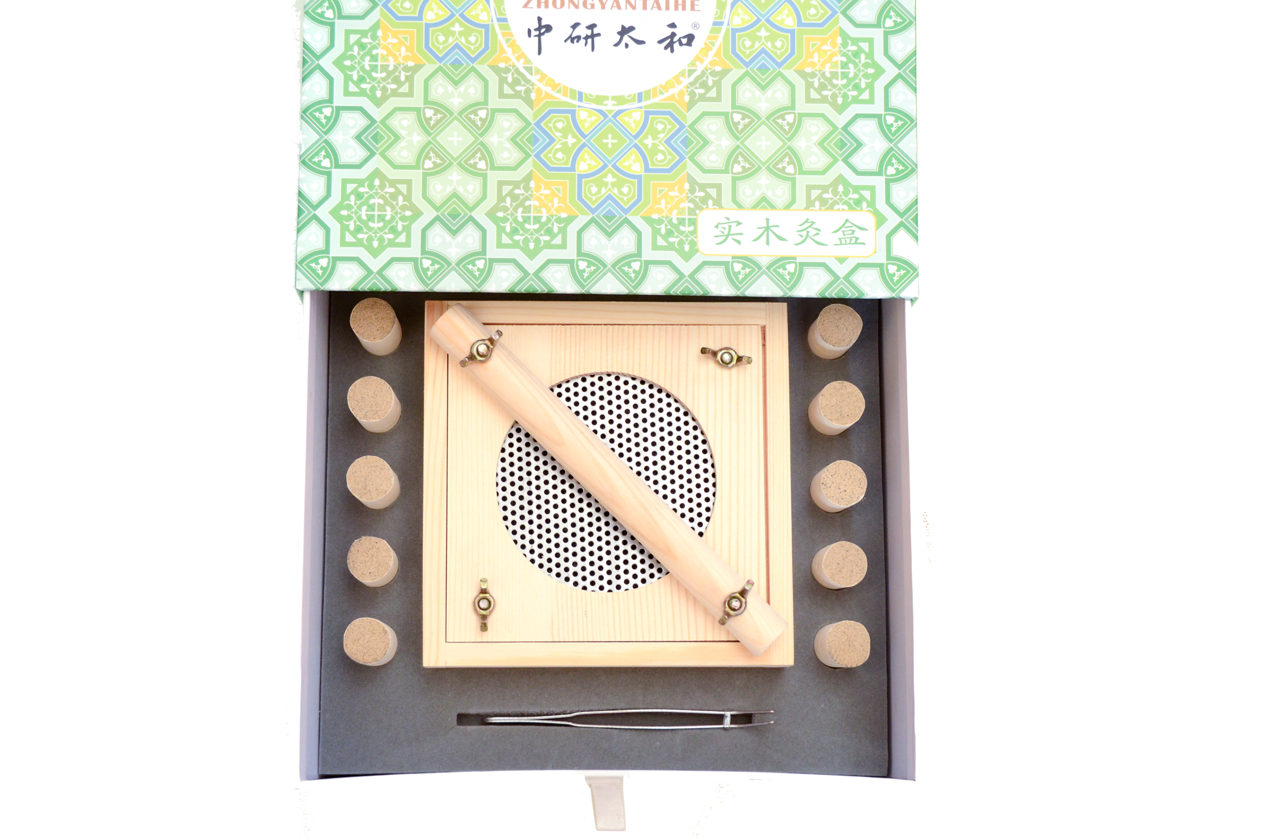 Caja Moxibustión Madera Premium + 10 cigarros de moxa premium + pinza metálica de regalo - Image 7