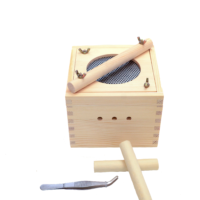 Caja Moxibustión Madera Premium + 10 cigarros de moxa premium + pinza metálica de regalo