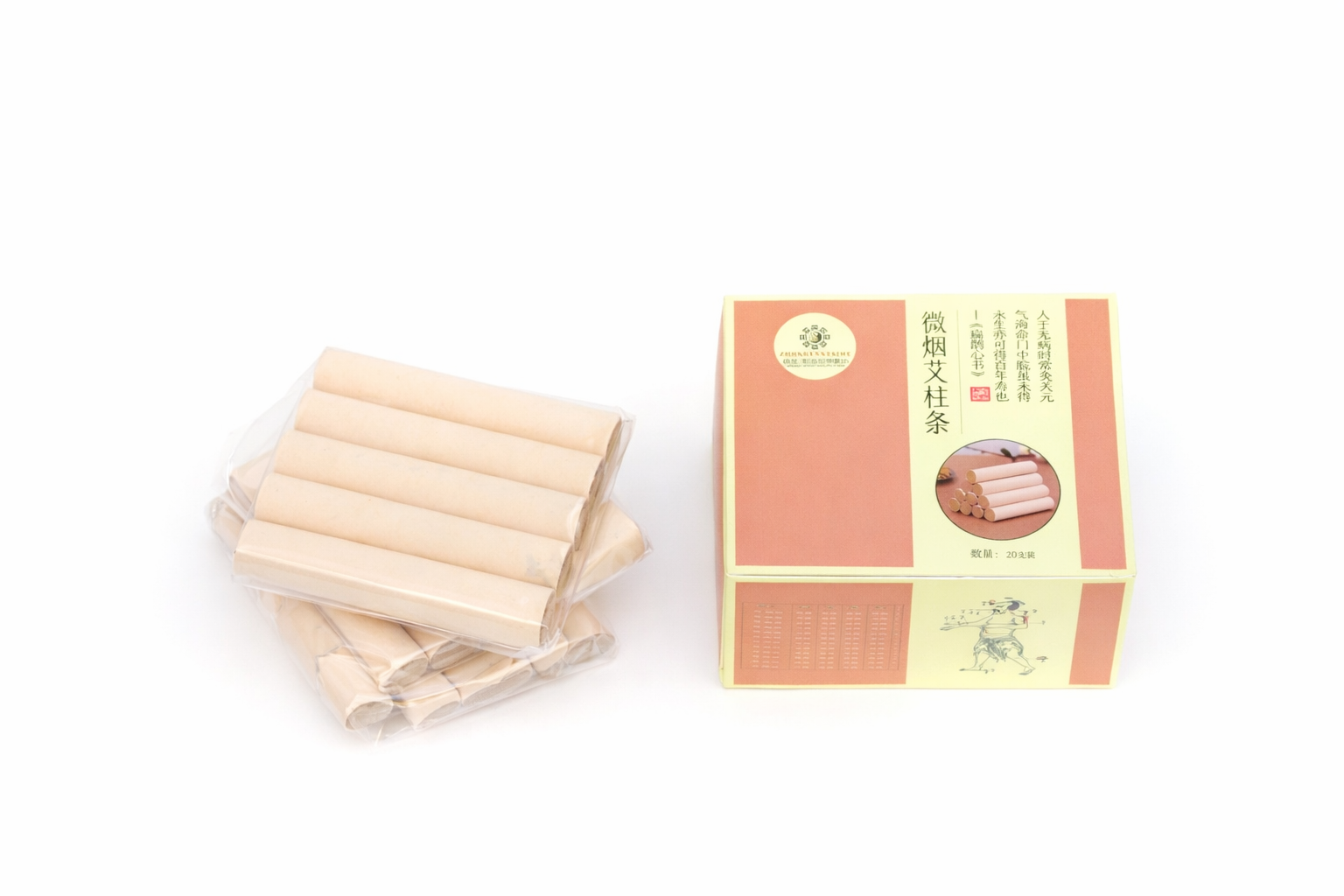 Cigarro de Moxa Premium Zhongyan Taihe - Caja 20 u. 10 cm
